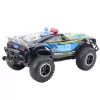 LEAN TOYS Carro de polícia RC todo-o-terreno 1:8 preto