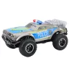 Carro de polícia RC todo-o-terreno LEAN TOYS 1:8 prateado