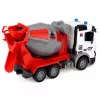 LEAN TOYS Camião betoneira RC com comando, misturador móvel e luzes 1:14