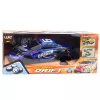 Carro desportivo RC LEAN TOYS com carroçaria de drift iluminada, azul 1:16 4WD 2,4GHz