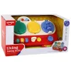 LEAN TOYS Quadro Sensorial de Aprendizagem Vermelho para Crianças - 12 Atividades Quadro de Atividades em Madeira