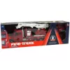 LEAN TOYS Carro de bombeiros telecomandado 2.4G com luz e som vermelho
