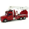 LEAN TOYS Carro de bombeiros telecomandado 2.4G com luz e som vermelho