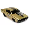LEAN TOYS Carro desportivo telecomandado Classic 1:20 dourado piloto