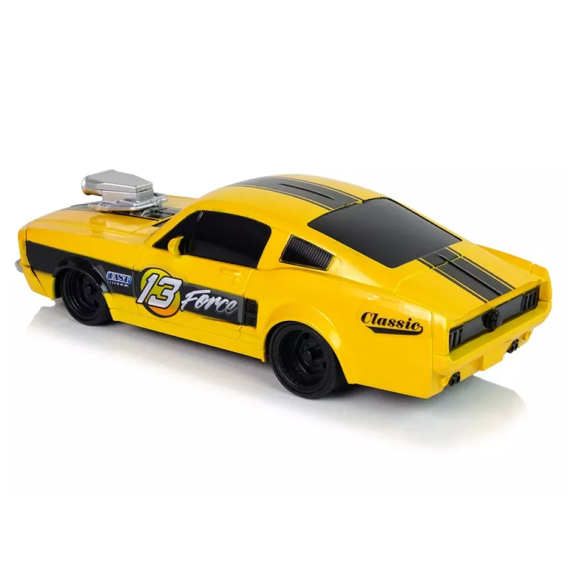 LEAN TOYS Carro desportivo telecomandado Classic 1:20 amarelo piloto