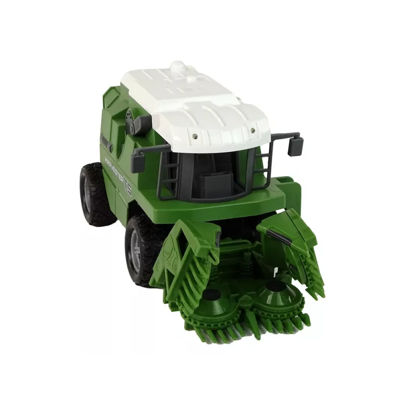 LEAN TOYS Ceifeira-debulhadora com Telecomando R/C Luzes Verde
