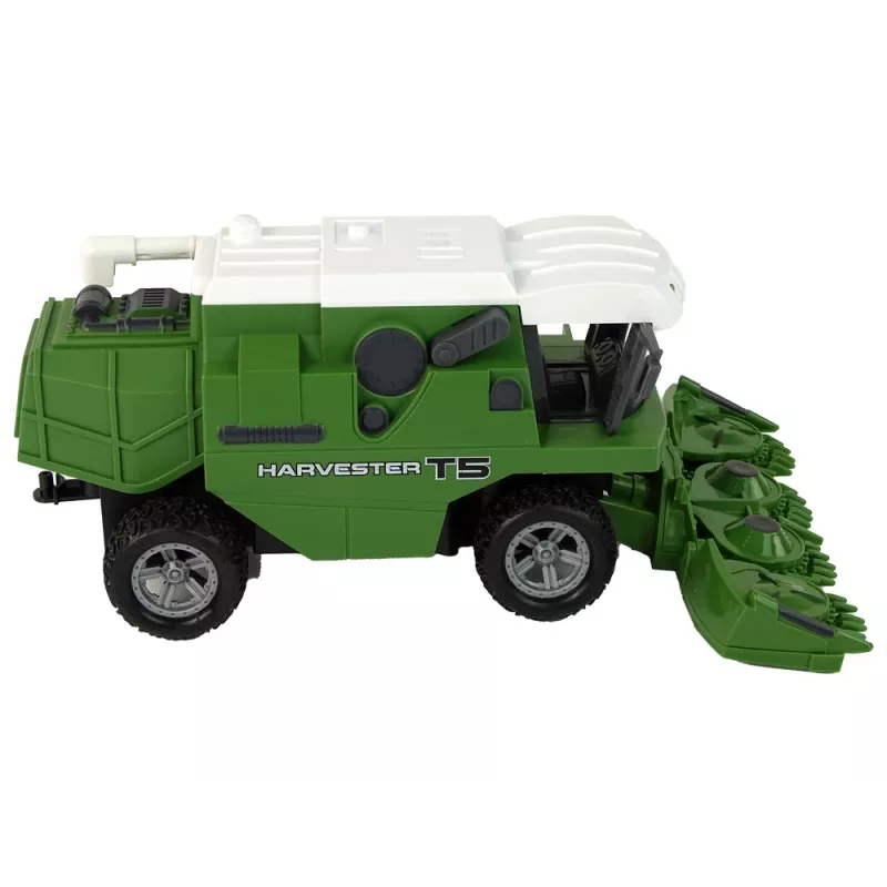 LEAN TOYS Ceifeira-debulhadora com Telecomando R/C Luzes Verde