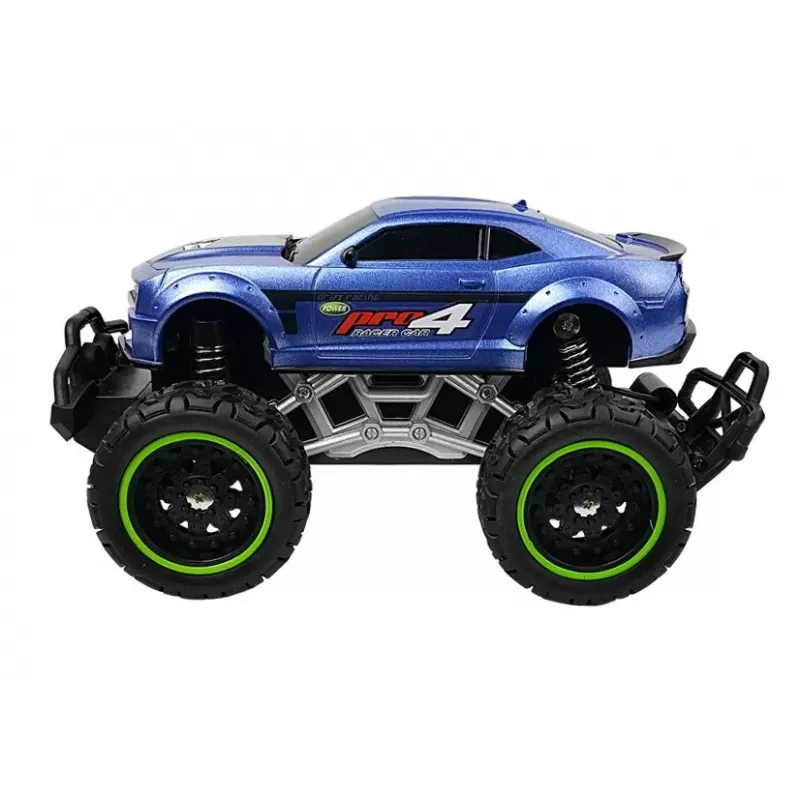 LEAN TOYS Carro telecomandado todo-o-terreno R/C azul High Wheels