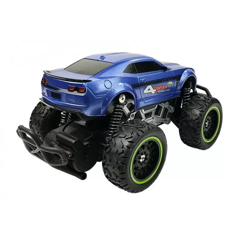LEAN TOYS Carro telecomandado todo-o-terreno R/C azul High Wheels
