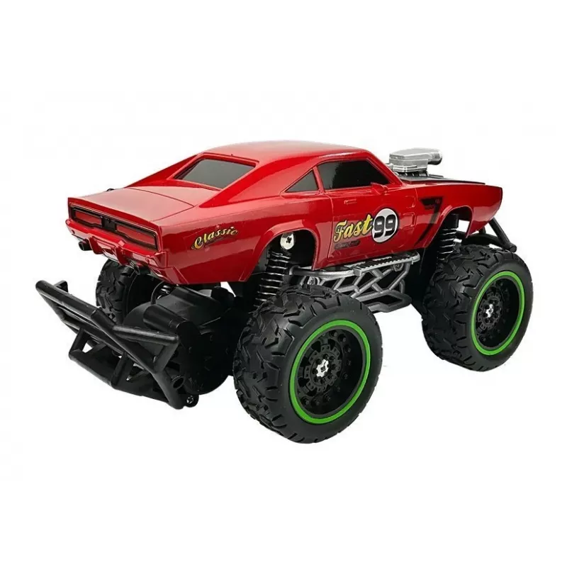 LEAN TOYS Carro telecomandado todo-o-terreno R/C vermelho High Wheels