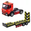 LEAN TOYS conjunto de camião de reboque e carro desportivo vermelho com controlo remoto 1:16 – camião de reboque RC e carro desportivo vermelho (22707)