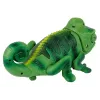 LEAN TOYS Camaleão Telecomandado Luz Verde 28 cm