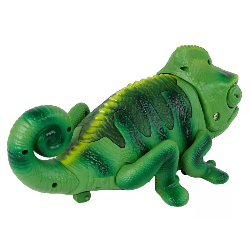 LEAN TOYS Camaleão Telecomandado Luz Verde 28 cm