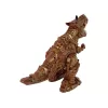 LEAN TOYS Dinossauro com controlo remoto e projeção de vapor castanho