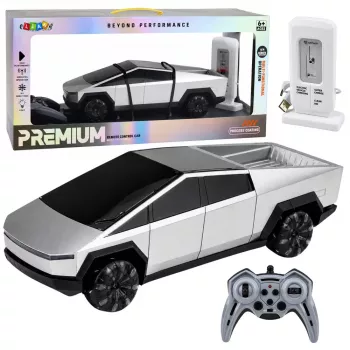 LEAN TOYS camião pickup elétrico telecomandado 1:12 com estação de carregamento