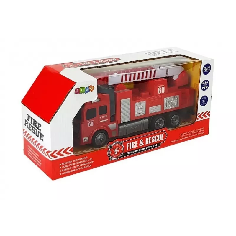 LEAN TOYS Carro de bombeiros telecomandado R/C