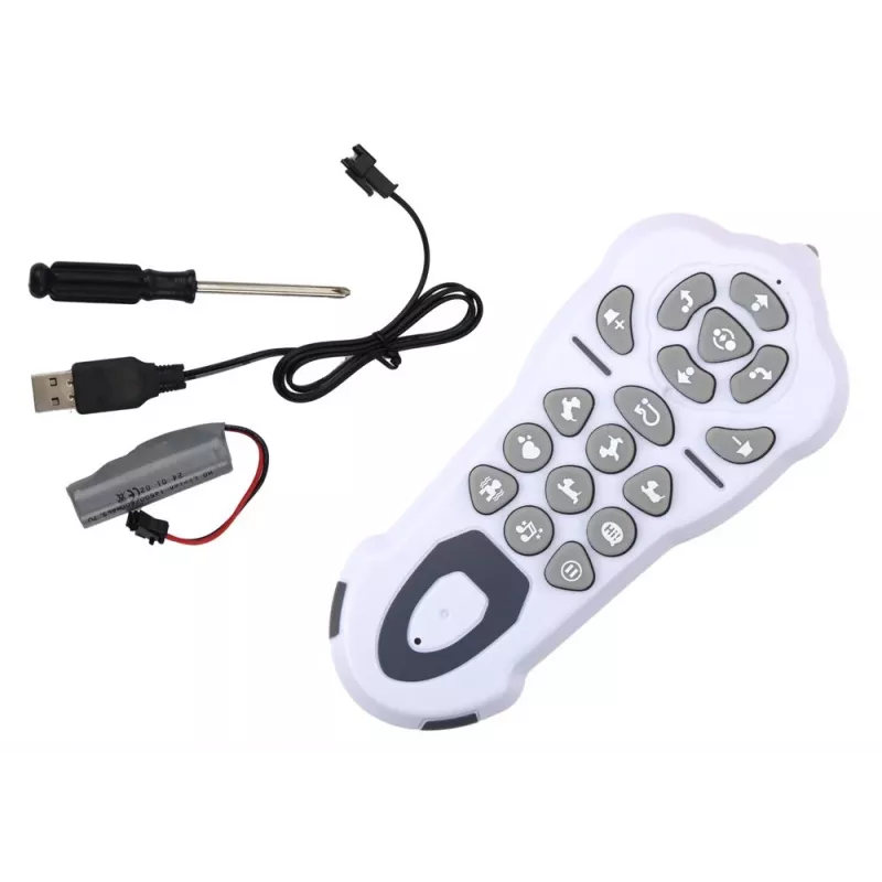 LEAN TOYS cão robô interativo telecomandado – dança, canta, comandos programáveis, azul
