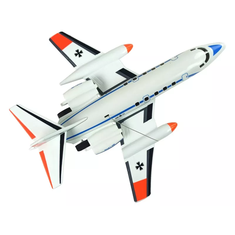 Avião de passageiros telecomandado LEAN TOYS com luzes LED 40 MHz Pilot