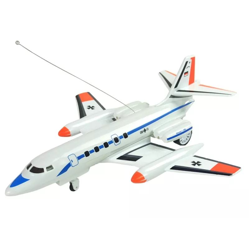 Avião de passageiros telecomandado LEAN TOYS com luzes LED 40 MHz Pilot