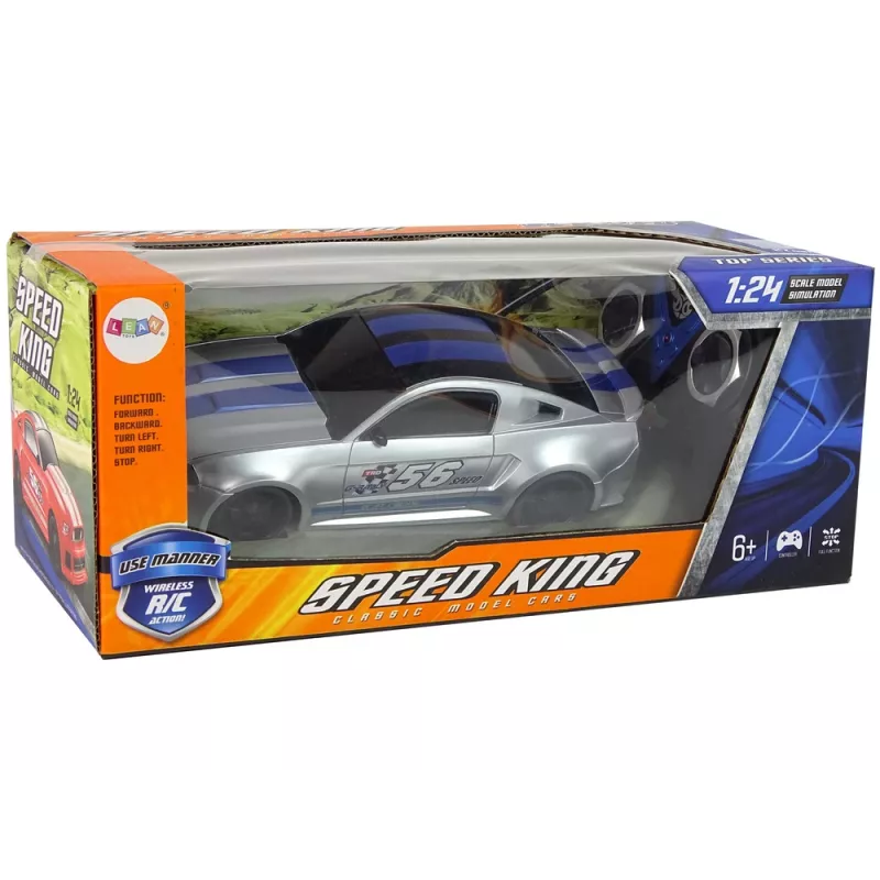 LEAN TOYS Carro Desportivo R/C Telecomandado 1:24 Speed King