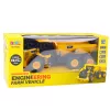 LEAN TOYS Camião basculante RC telecomandado transportador sons 9CH 2.4G amarelo