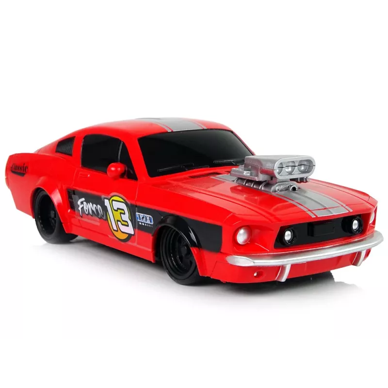 LEAN TOYS Carro desportivo telecomandado 1:20 vermelho piloto