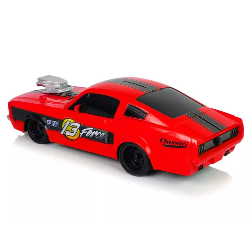 LEAN TOYS Carro desportivo telecomandado 1:20 vermelho piloto
