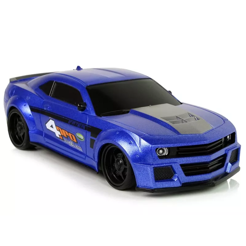 LEAN TOYS Carro desportivo telecomandado 1:24 Racing azul vidros fumados