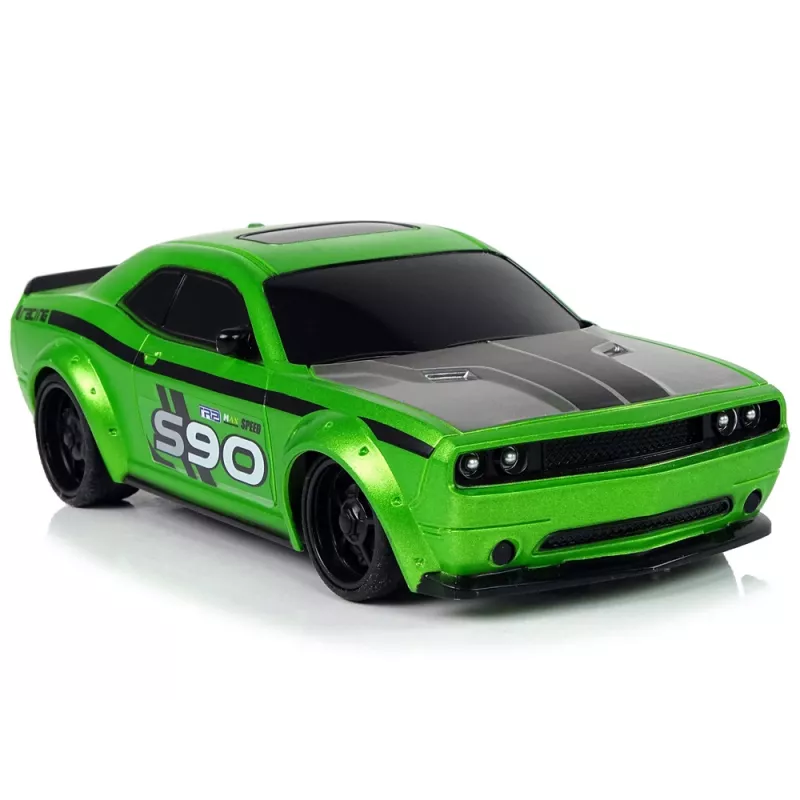 LEAN TOYS Carro desportivo telecomandado 1:24 Racing verde