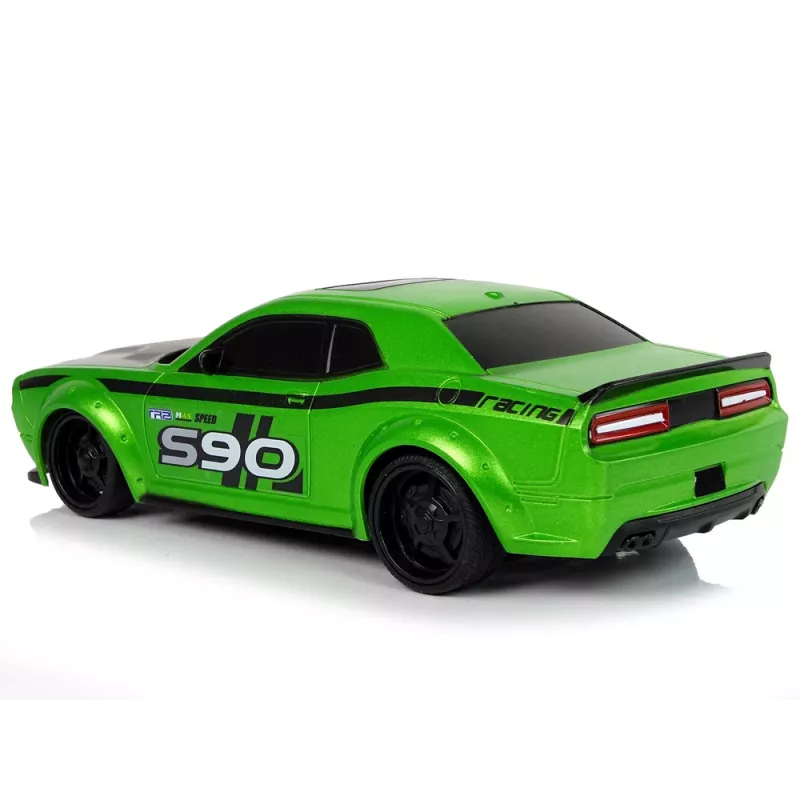 LEAN TOYS Carro desportivo telecomandado 1:24 Racing verde