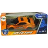 LEAN TOYS Carro desportivo telecomandado 1:24 Racing laranja 27 MHz piloto