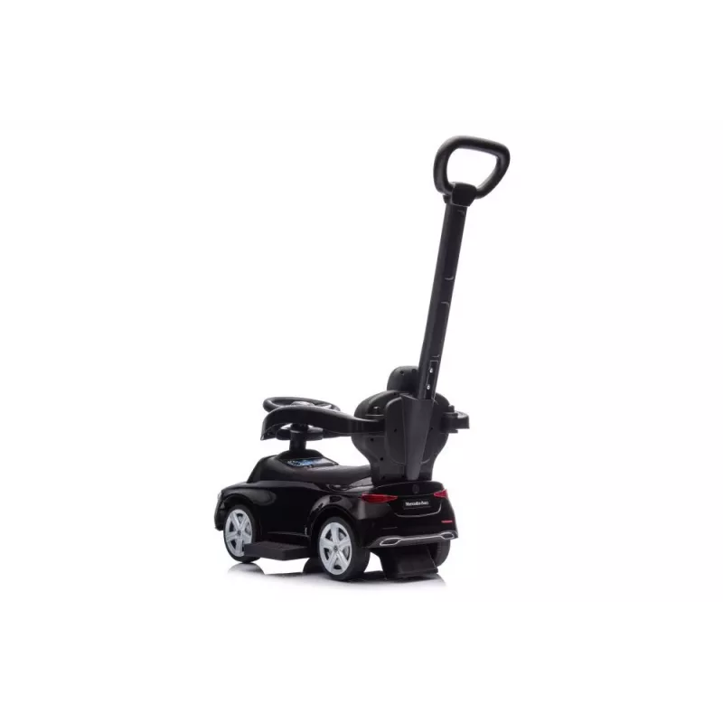 LEAN TOYS Andador com barra de empurrar Mercedes 3em1 preto