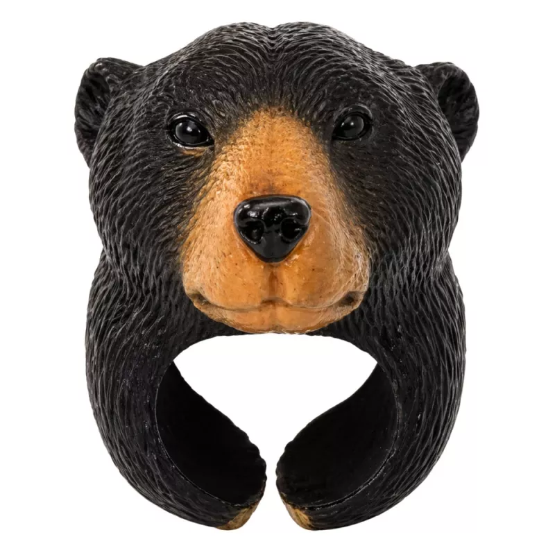 LEAN TOYS Anel de mão educativo animais urso