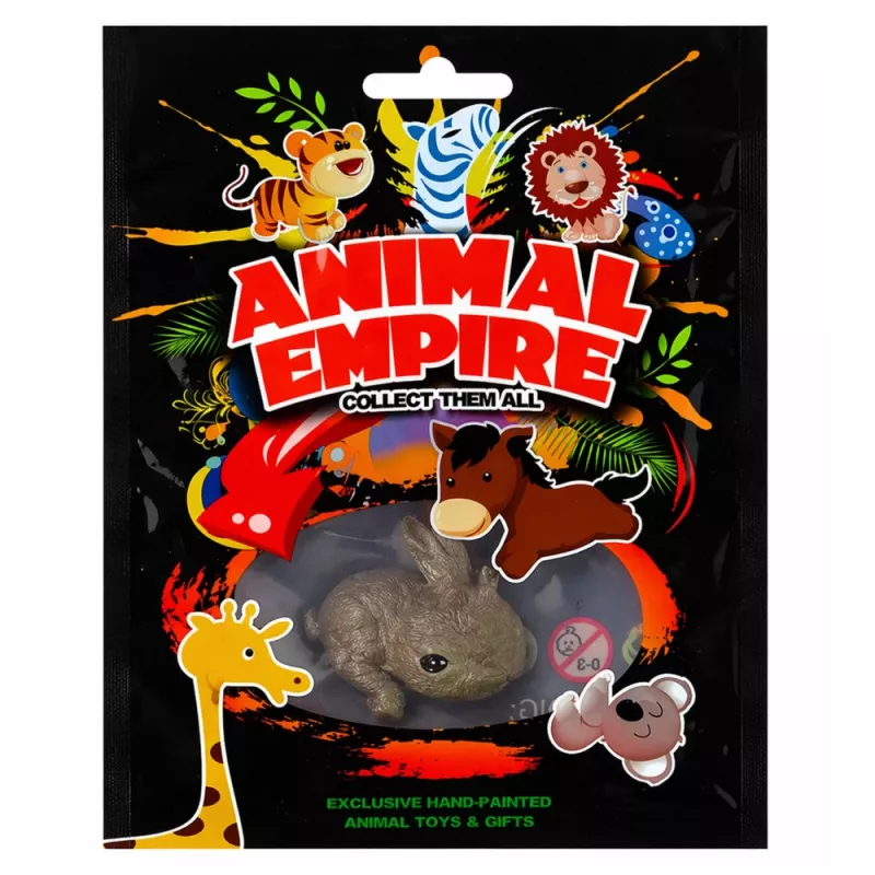 LEAN TOYS Anel de mão educativo animais elefante