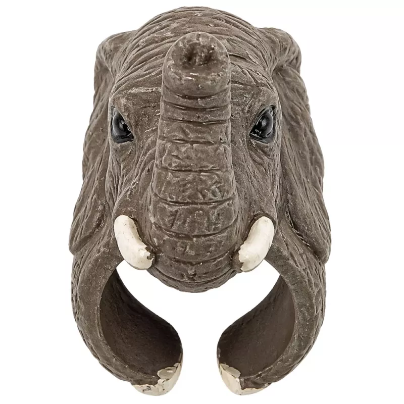LEAN TOYS Anel de mão educativo animais elefante