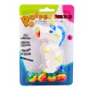 LEAN TOYS Lançador de bolas de borracha unicórnio para crianças 5 bolas