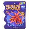 LEAN TOYS figura de borracha de polvo extensível animal marinho realista 12cm