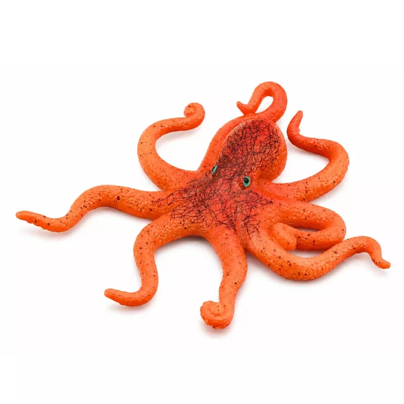 LEAN TOYS figura de borracha de polvo extensível animal marinho realista 12cm