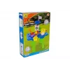 Mesa de areia LEAN TOYS com moldes, pá, ancinho e nuvem - multicolor