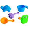 Mesa de areia LEAN TOYS com moldes, pá, ancinho e nuvem - multicolor