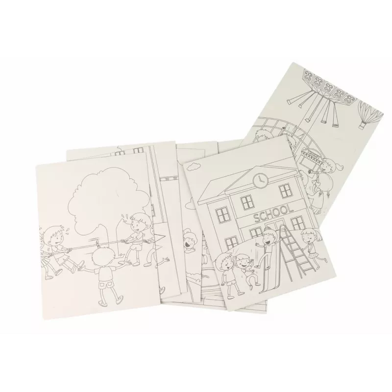LEAN TOYS Livro de colorir com raspadinha para crianças escola