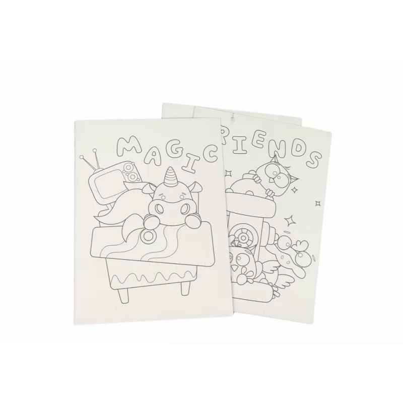 LEAN TOYS Livro de colorir com raspadinha para crianças animais