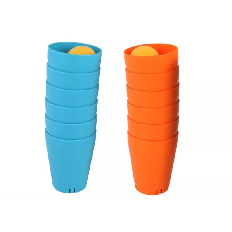 LEAN TOYS Fundo de copo sensorial especialmente concebido para copos de jogo puzzle criativo 3em1 de 16 peças