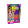 LEAN TOYS Conjunto de acessórios para boneca caiaque rosa