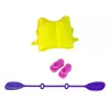 LEAN TOYS Conjunto de acessórios para boneca caiaque rosa