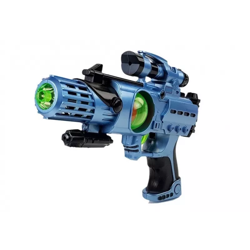 LEAN TOYS Conjunto Pistola Laser Máscara Guerreiro Espacial Luzes Sons