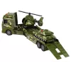 LEAN TOYS Conjunto Tanque Militar Motor de Fricção Helicóptero Camião