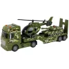 LEAN TOYS Conjunto Tanque Militar Motor de Fricção Helicóptero Camião