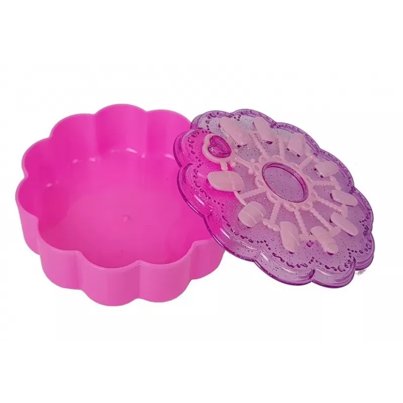 LEAN TOYS Conjunto 2 em 1 de Pulseiras e Pintura de Unhas com Contas e Vernizes