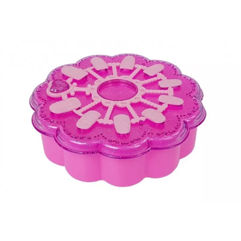 LEAN TOYS Conjunto 2 em 1 de Pulseiras e Pintura de Unhas com Contas e Vernizes